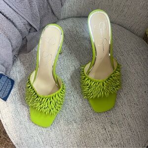 Jessica Simpson Lime Green Heels